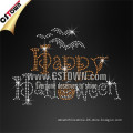 Wholesale happy halloween heat rhinestone transfers designs for holiday shirt